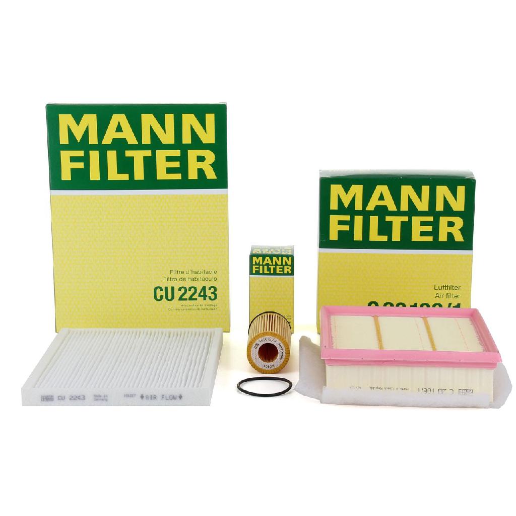 MANN Filterset Filterpaket OPEL Corsa D E 1.4/1.6 Turbo OPC 101-211 PS