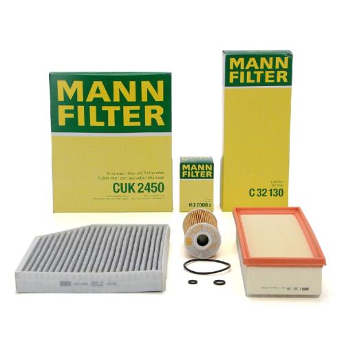MANN Filterset 3-tlg AUDI A4 (8K B8) A5 (8T 8F) Q5 (8RB) 2.0 TDI 120-177 PS Bild MANN Filterset 3-tlg AUDI A4 (8K B8) A5 (8T 8F) Q5 (8RB) 2.0 TDI 120-177 PS