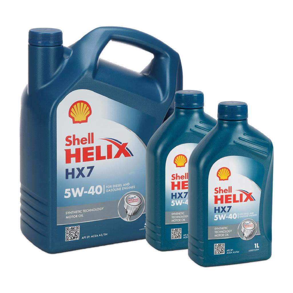 7L 7 Liter SHELL Motoröl Öl HELIX HX7 5W-40 5W40 MB 229.3 VW 502.00 505.00