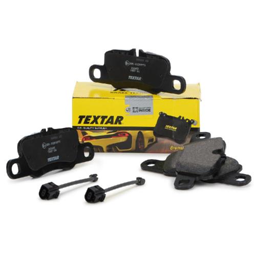 TEXTAR 2455402 Bremsbeläge + Warnkontaktkabel PORSCHE Panamera (970) hinten Bild TEXTAR 2455402 Bremsbeläge + Warnkontaktkabel PORSCHE Panamera (970) hinten