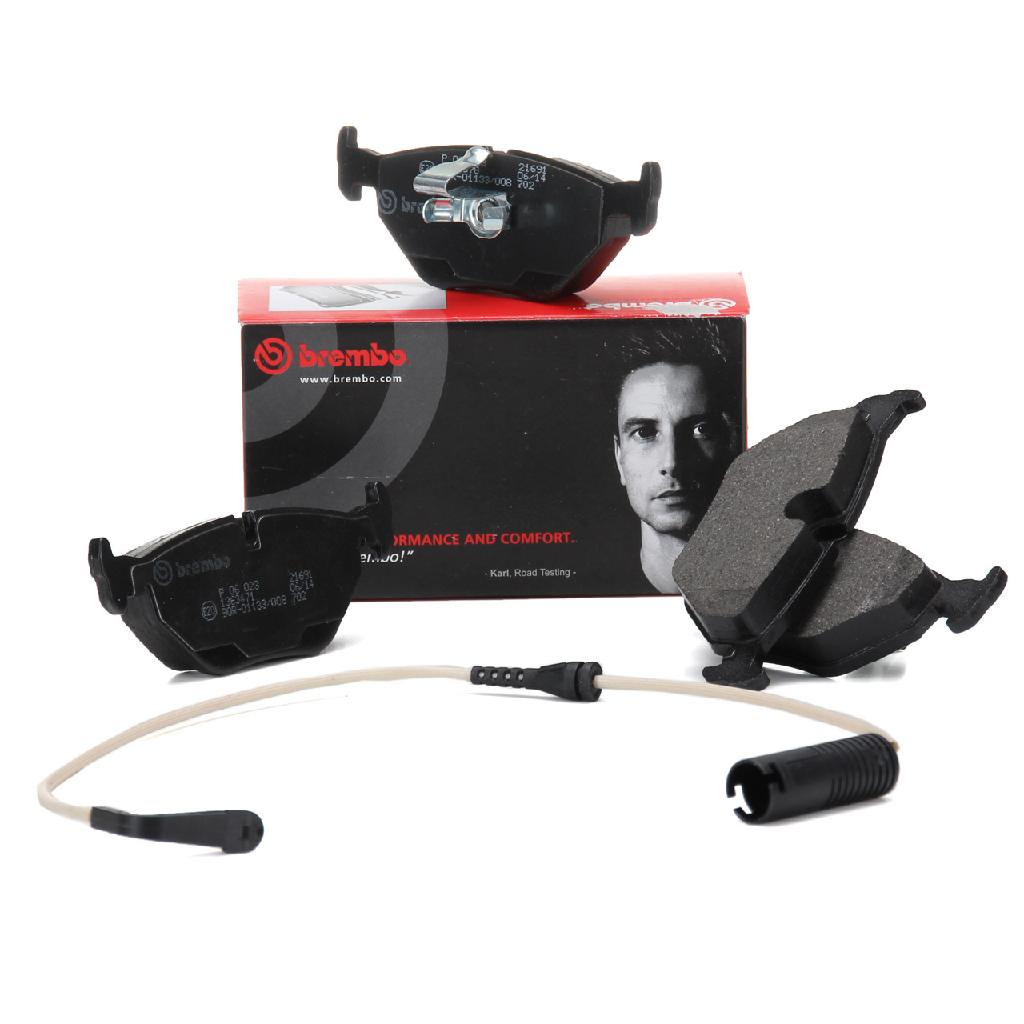 TEXTAR Warnkontakt, Bremsbelagverschleiß 98020700 BREMBO Bremsbelagsatz, Scheibenbremse P 06 023