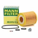 MANN HU815/2x Ölfilter + Schraube BMW E81 E88 E46 E90 E91 Z4 E85 N40 N42 N43 N45 N46