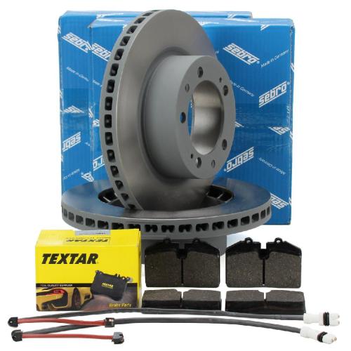 SEBRO Bremsscheiben + TEXTAR Beläge + Wako PORSCHE 964 3.6 Carrera 250 PS vorne Bild SEBRO Bremsscheiben + TEXTAR Beläge + Wako PORSCHE 964 3.6 Carrera 250 PS vorne