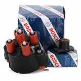 BOSCH Zündverteilerläufer 1 234 332 333 + Zündverteilerkappe 1 235 522 325