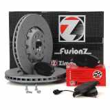 ZIMMERMANN Bremsbelagsatz, Scheibenbremse 24738.200.2 + Bremsscheibe 600.3262.70