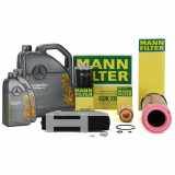 MANN Filterset 4-tlg + 7L ORIGINAL 5W30 Motoröl MERCEDES W204 C200CDI C220CDI OM646