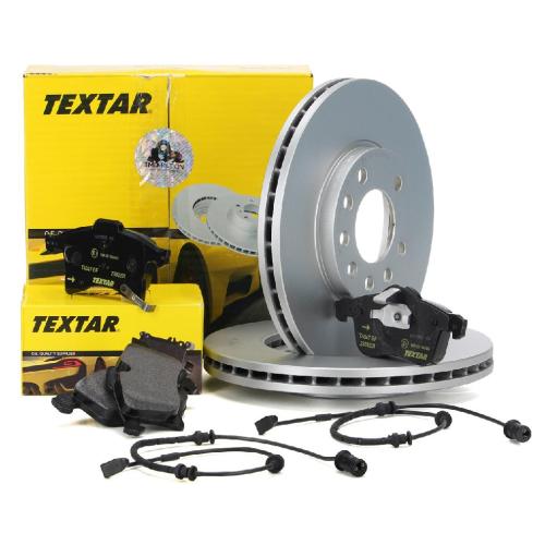 TEXTAR Bremsbelagsatz, Scheibenbremse 2383201 + Bremsscheibe 92091903 FEBI BILSTEIN Warnkontakt, Bremsbelagverschleiß 17489 Bild TEXTAR Bremsbelagsatz, Scheibenbremse 2383201 + Bremsscheibe 92091903 FEBI BILSTEIN Warnkontakt, Bremsbelagverschleiß 17489