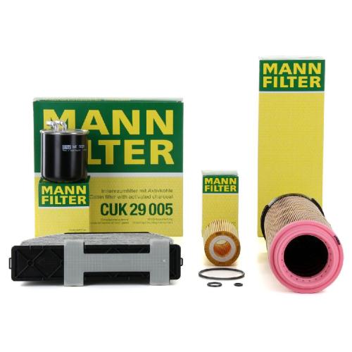 MANN Filterset 4-tlg MERCEDES W204 S204 C200CDI 136 PS + C220CDI 170 PS OM646 Bild MANN Filterset 4-tlg MERCEDES W204 S204 C200CDI 136 PS + C220CDI 170 PS OM646