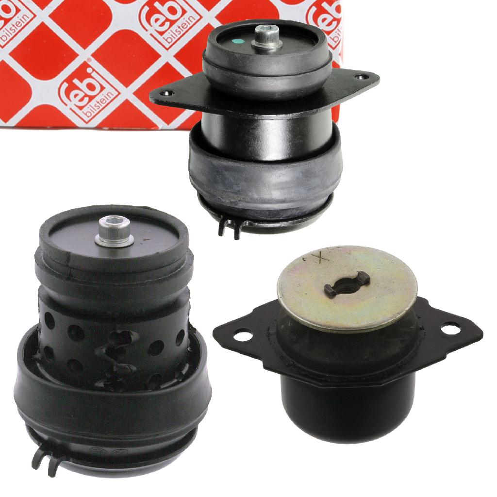 FEBI BILSTEIN Lagerung, Motor 07122 + Lagerung, Motor 02068 + Lagerung, Motor 01109