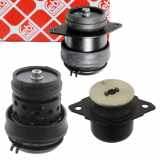 FEBI BILSTEIN Lagerung, Motor 07122 + Lagerung, Motor 02068 + Lagerung, Motor 01109