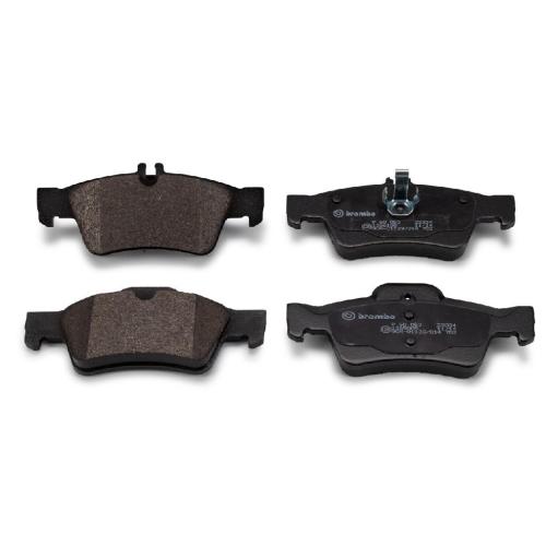 BREMBO P50052 Bremsbeläge + Wako Mercedes C218 C219 W211 W212 W220 W221 R230 hinten Bild BREMBO P50052 Bremsbeläge + Wako Mercedes C218 C219 W211 W212 W220 W221 R230 hinten