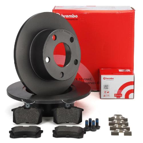 BREMBO Bremsbelagsatz, Scheibenbremse P 85 020 + Bremsscheibe 08.5743.11 Bild BREMBO Bremsbelagsatz, Scheibenbremse P 85 020 + Bremsscheibe 08.5743.11