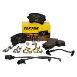 TEXTAR 2521413 Bremsbeläge + Warnkontaktkabel PORSCHE Macan (95B) hinten