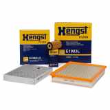 HENGST FILTER Filter, Innenraumluft E2962LC + Ölfilter E650H01 D444 + Luftfilter E1083L