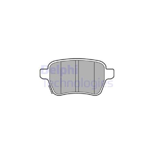 DELPHI Bremsbelagsatz, Scheibenbremse LP3165 + Bremsscheibe BG4675 Bild DELPHI Bremsbelagsatz, Scheibenbremse LP3165 + Bremsscheibe BG4675