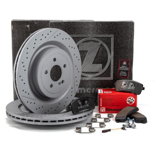 ZIMMERMANN Bremsscheiben + Beläge + Wako MERCEDES W222 C217 A217 R231 63/65 AMG hinten Bild ZIMMERMANN Bremsscheiben + Beläge + Wako MERCEDES W222 C217 A217 R231 63/65 AMG hinten
