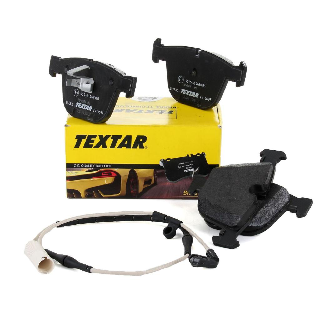 TEXTAR Bremsbelagsatz, Scheibenbremse 2373001 FEBI BILSTEIN Warnkontakt, Bremsbelagverschleiß 23123