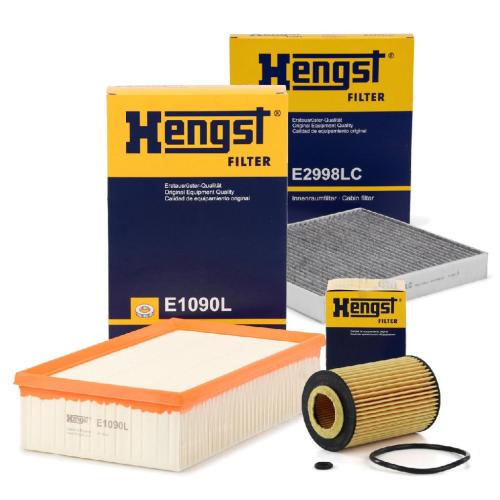 HENGST FILTER Filter, Innenraumluft E2998LC + Luftfilter E1090L + Ölfilter E340H D247 Bild HENGST FILTER Filter, Innenraumluft E2998LC + Luftfilter E1090L + Ölfilter E340H D247
