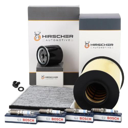 HIRSCHER Filterset Filterpaket + 4x ORIGINAL Zündkerze FORD Focus 3 Grand / C-Max 2 1.6 Ti Bild HIRSCHER Filterset Filterpaket + 4x ORIGINAL Zündkerze FORD Focus 3 Grand / C-Max 2 1.6 Ti