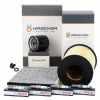 HIRSCHER Filterset Filterpaket + 4x ORIGINAL Zündkerze FORD Focus 3 Grand / C-Max 2 1.6 Ti
