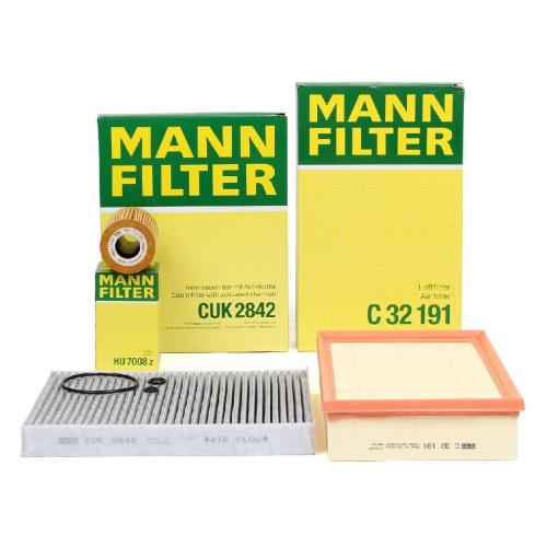 MANN Filterset Filterpaket 3-tlg VW Multivan Transporter T5 T6 2.0 TDI 84-140 PS Bild MANN Filterset Filterpaket 3-tlg VW Multivan Transporter T5 T6 2.0 TDI 84-140 PS