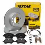 TEXTAR Bremsscheiben + Beläge + Sensor MINI Countryman R60 Paceman R61 One / Cooper vorne