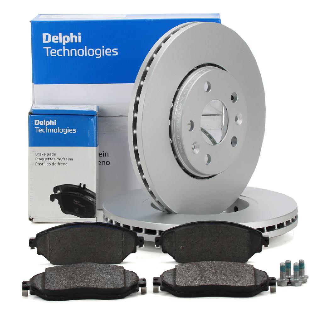 DELPHI Bremsbelagsatz, Scheibenbremse LP3143 + Bremsscheibe BG4815C