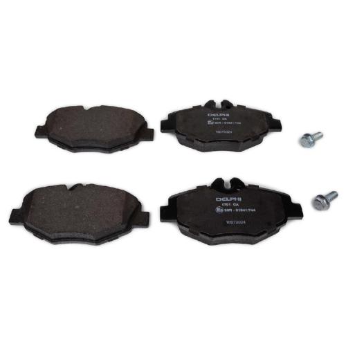 DELPHI LP1791 Bremsbeläge + Warnkontakt MERCEDES E-Klasse W211 S211 vorne Bild DELPHI LP1791 Bremsbeläge + Warnkontakt MERCEDES E-Klasse W211 S211 vorne
