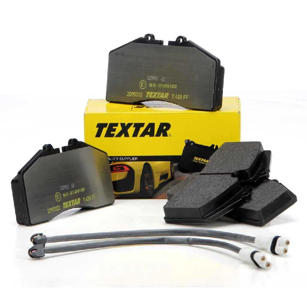 TEXTAR Bremsbelagsatz, Scheibenbremse 2095302 FEBI BILSTEIN Warnkontakt, Bremsbelagverschleiß 44649
