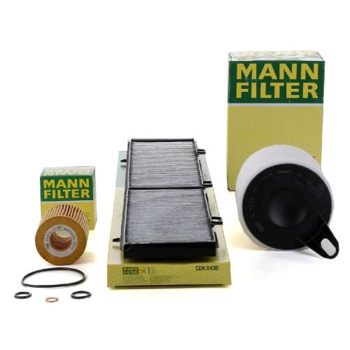 MANN-FILTER Filter, Innenraumluft CUK 8430 + Luftfilter C 1370 + Ölfilter HU 815/2 x Bild MANN-FILTER Filter, Innenraumluft CUK 8430 + Luftfilter C 1370 + Ölfilter HU 815/2 x