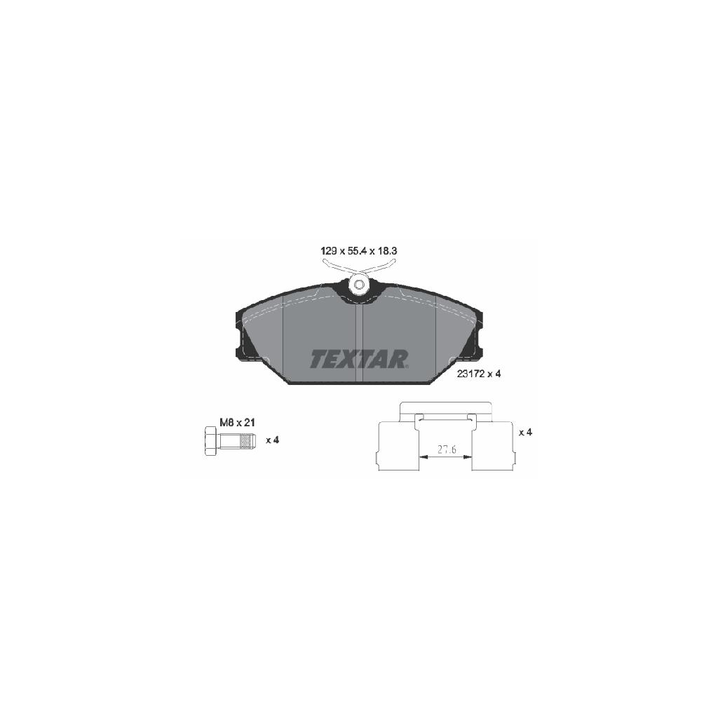 TEXTAR Bremsscheibe 92254603 + Bremsbelagsatz, Scheibenbremse 2317203 Bild TEXTAR Bremsscheibe 92254603 + Bremsbelagsatz, Scheibenbremse 2317203