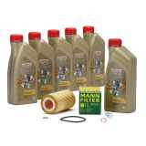 6 Liter CASTROL Edge Motoröl ÖL 5W30 M BMW Longlife-04 + MANN Ölfilter HU718/1z