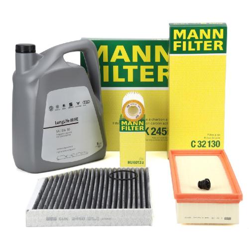 MANN Filterset + 5L ORIGINAL 0W30 Motoröl AUDI A4 B8 A5 8T 8F Q5 8RB 1.8/2.0 TFSI Bild MANN Filterset + 5L ORIGINAL 0W30 Motoröl AUDI A4 B8 A5 8T 8F Q5 8RB 1.8/2.0 TFSI