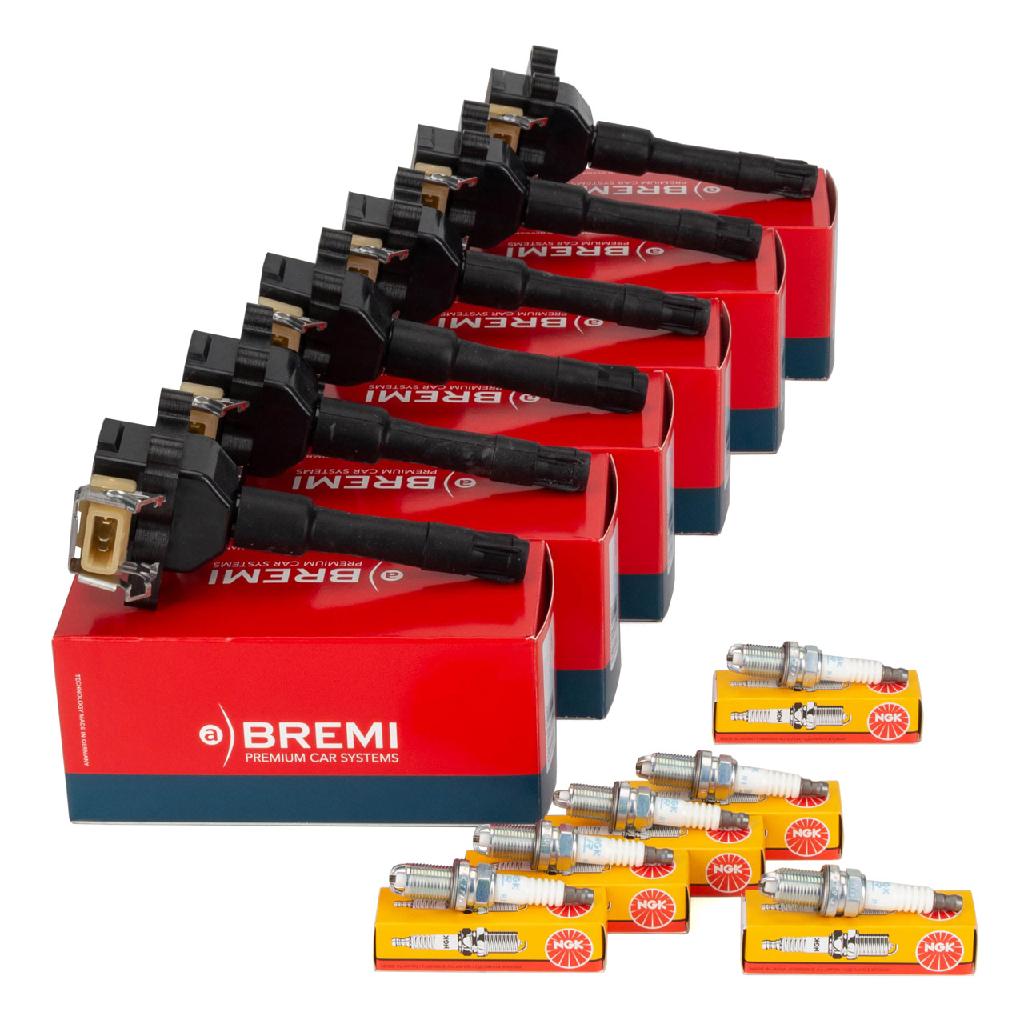 NGK Zündkerze 2288 BREMI Zündspule 11856T