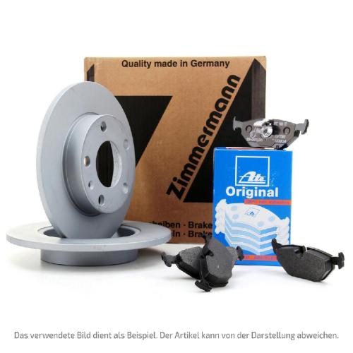 ATE Bremsbelagsatz, Scheibenbremse 13.0460-2820.2 ZIMMERMANN Bremsscheibe 100.1236.20 Bild ATE Bremsbelagsatz, Scheibenbremse 13.0460-2820.2 ZIMMERMANN Bremsscheibe 100.1236.20