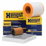 HENGST FILTER Luftfilter E1054L + Ölfilter E816H D236 + Filter, Innenraumluft E2996LC