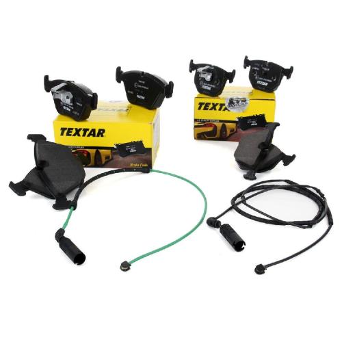 TEXTAR Bremsbeläge + Wako BMW 3er E46 330i 330xi 330d 330xd vorne + hinten Bild TEXTAR Bremsbeläge + Wako BMW 3er E46 330i 330xi 330d 330xd vorne + hinten