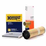 MAHLE Luftfilter LX 816/5 HENGST FILTER Ölfilter E11H D57 + Filter, Innenraumluft E989LC