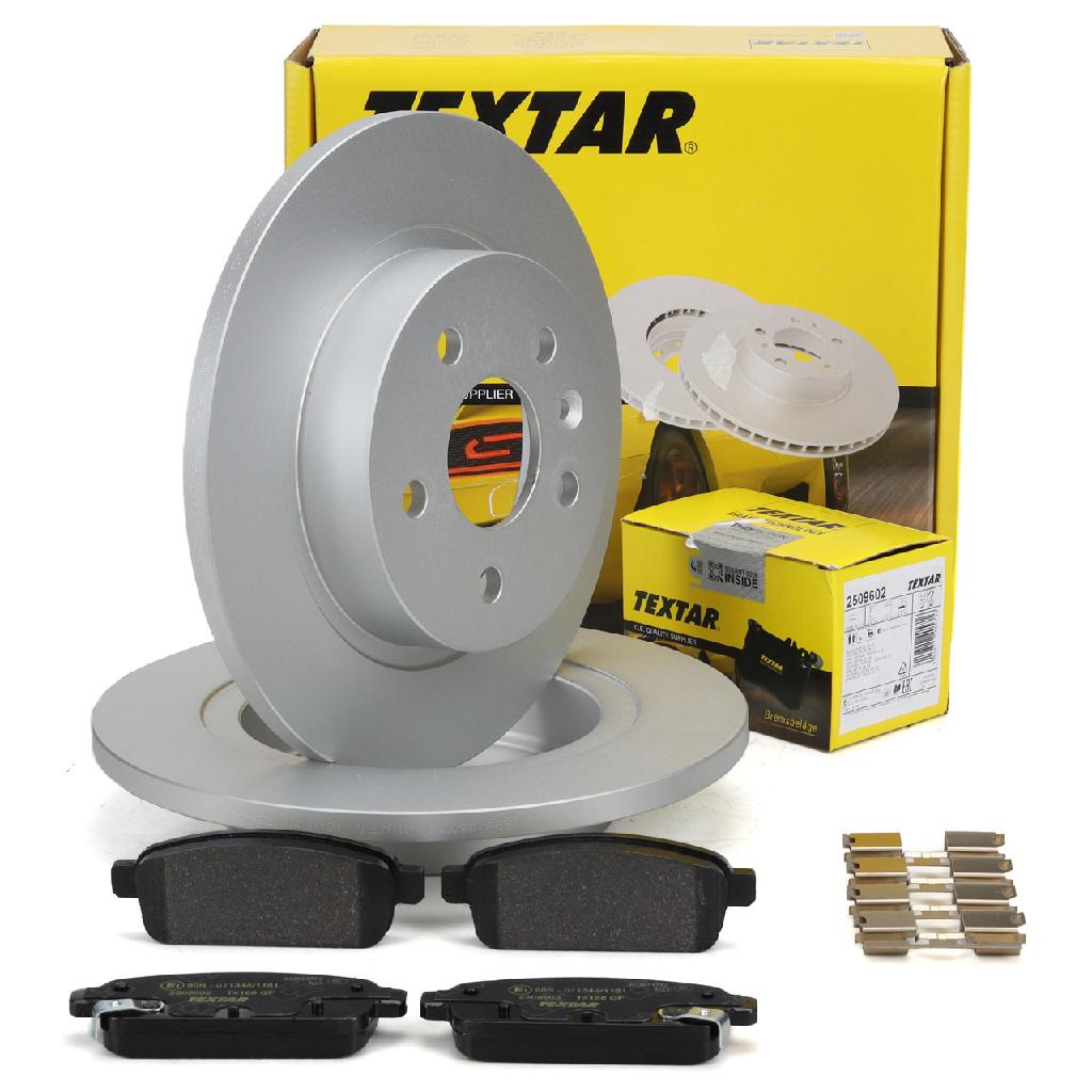 TEXTAR Bremsscheibe 92205503 + Bremsbelagsatz, Scheibenbremse 2509602
