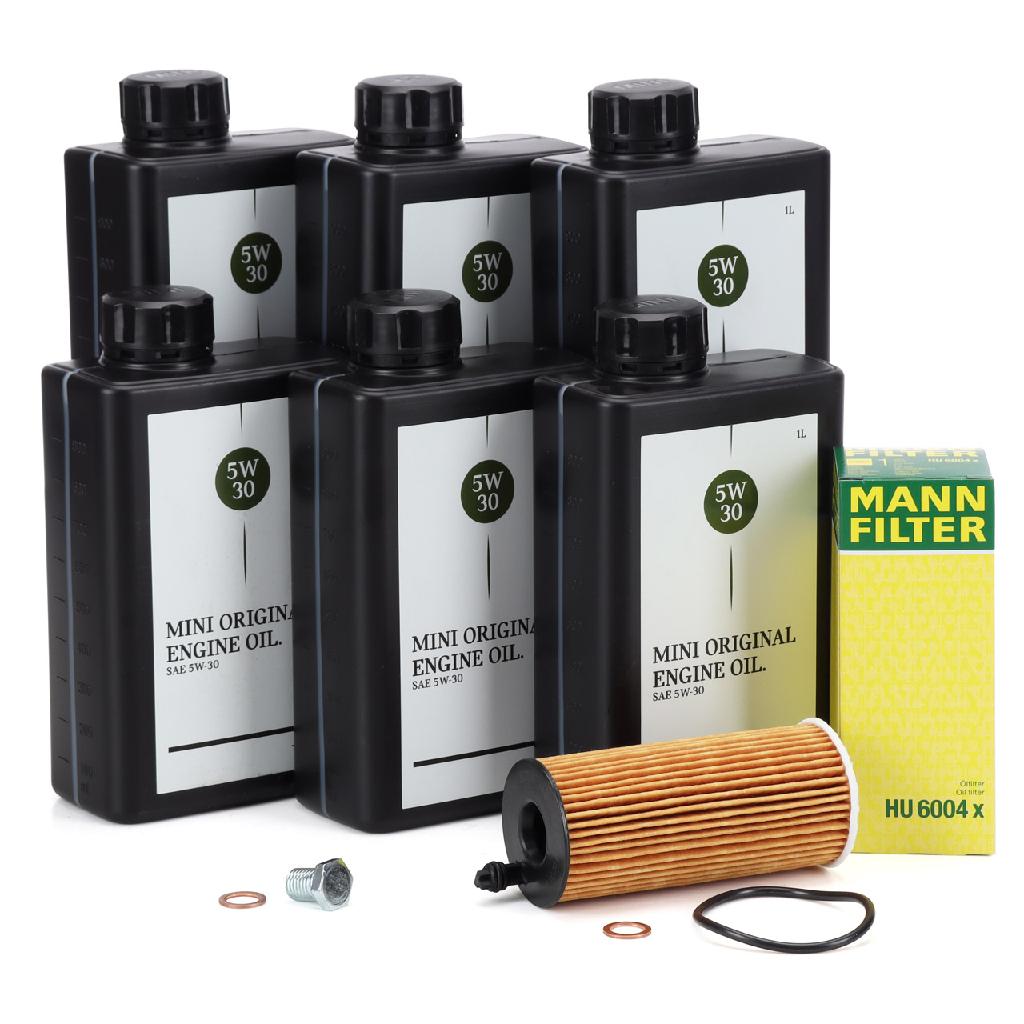 6L ORIGINAL 5W-30 LL-04 Motoröl + MANN Ölfilter MINI R56 R55 R60 R57 R58 R61 R59 N47