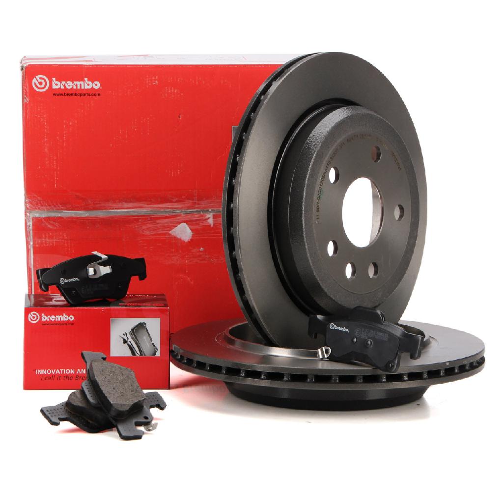 BREMBO Bremsscheibe 09.N235.21 + Bremsbelagsatz, Scheibenbremse P 37 016