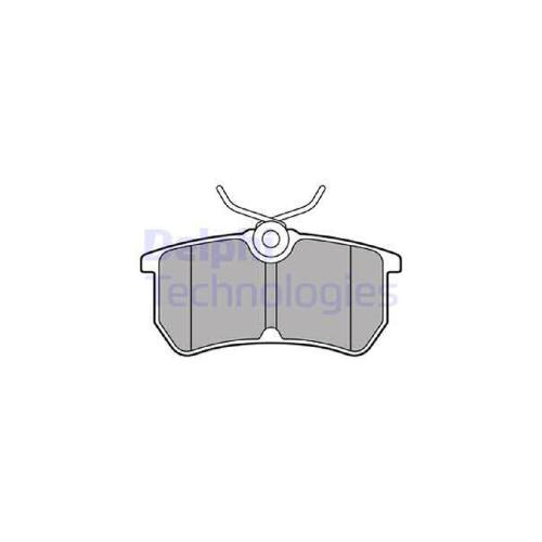 DELPHI Bremsbelagsatz, Scheibenbremse LP2480 + Bremsscheibe BG3054C Bild DELPHI Bremsbelagsatz, Scheibenbremse LP2480 + Bremsscheibe BG3054C