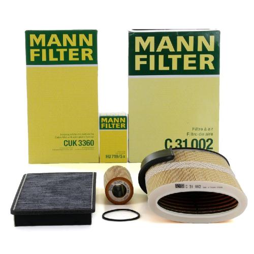 MANN-FILTER Luftfilter C 31 002 + Filter, Innenraumluft CUK 3360 + Ölfilter HU 719/5 x Bild MANN-FILTER Luftfilter C 31 002 + Filter, Innenraumluft CUK 3360 + Ölfilter HU 719/5 x