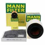 MANN-FILTER Filter, Innenraumluft CUK 2450 + Ölfilter HU 8005 z + Luftfilter C 16 114/3 x