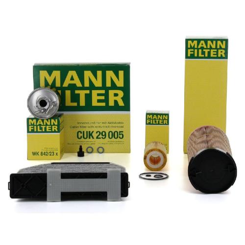 MANN-FILTER Ölfilter HU 718/1 k + Luftfilter C 12 133/1 + Kraftstofffilter WK 842/23 x + Filter, Innenraumluft CUK 29 005 Bild MANN-FILTER Ölfilter HU 718/1 k + Luftfilter C 12 133/1 + Kraftstofffilter WK 842/23 x + Filter, Innenraumluft CUK 29 005