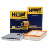 HENGST FILTER Filter, Innenraumluft E1910LC + Ölfilter E115H01 D208 + Luftfilter E587L