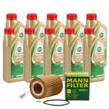 10 Liter CASTROL Edge Motoröl ÖL 5W30 M BMW Longlife-04 + MANN Ölfilter HU925/4x