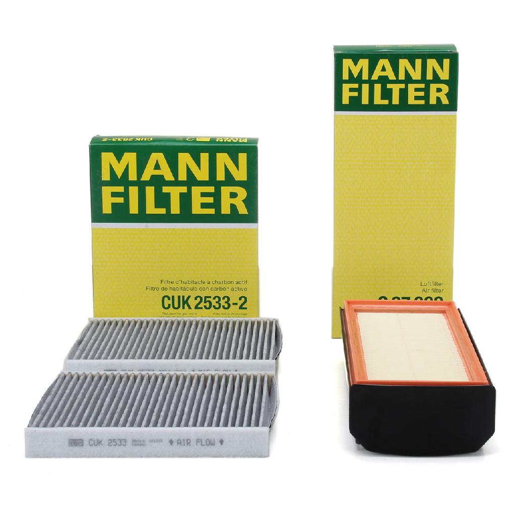 MANN-FILTER Filter, Innenraumluft CUK 2533-2 + Luftfilter C 37 009 Bild MANN-FILTER Filter, Innenraumluft CUK 2533-2 + Luftfilter C 37 009