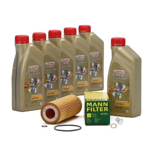 6 Liter CASTROL Edge Motoröl ÖL 5W30 M BMW Longlife-04 + MANN Ölfilter HU722x Bild 6 Liter CASTROL Edge Motoröl ÖL 5W30 M BMW Longlife-04 + MANN Ölfilter HU722x