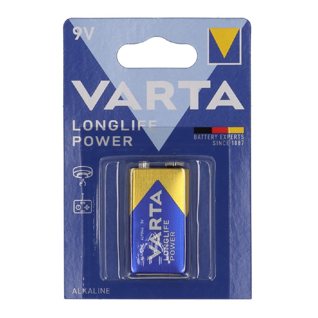 VARTA Batterie LONGLIFE POWER Alkaline E-Block 6LR61 9V